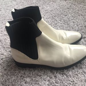 Vince patent leather boots